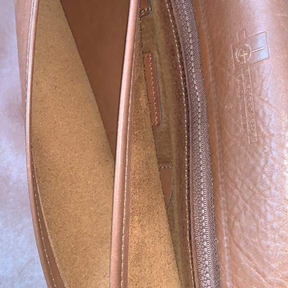 Vintage Jack Georges Diplomat British Brown leather Double Gusseted Briefcase - Picture 10 of 11